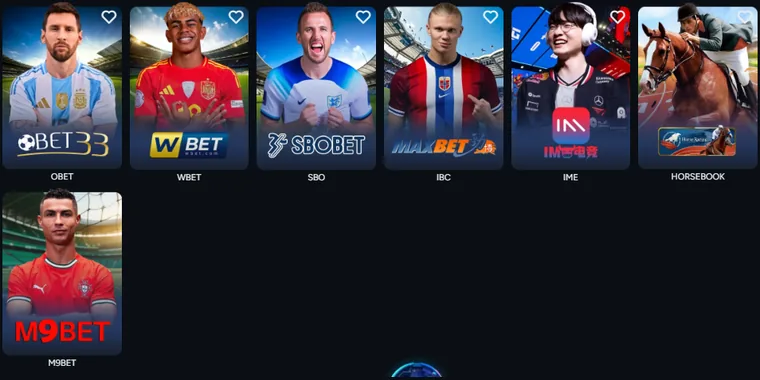 The Sport tab of the AIPLAY lobby: tiles for OBET, WBET, SBOBET, MAXBET (IBC), IM E-sports, Horsebook and M9BET